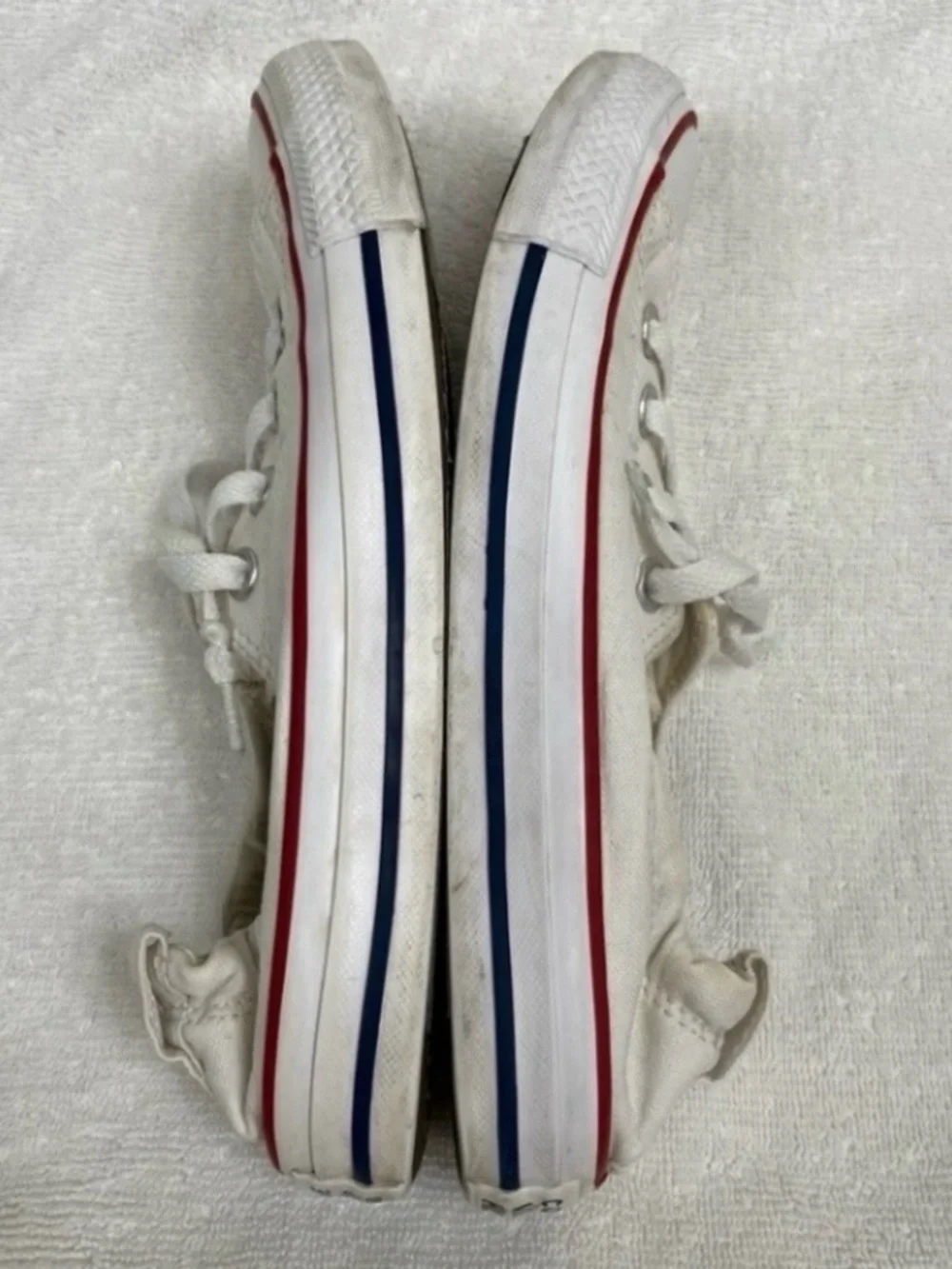 Converse Women White Chuck Taylor All Star Shoreline Slip Low Top Sneaker Size 7
